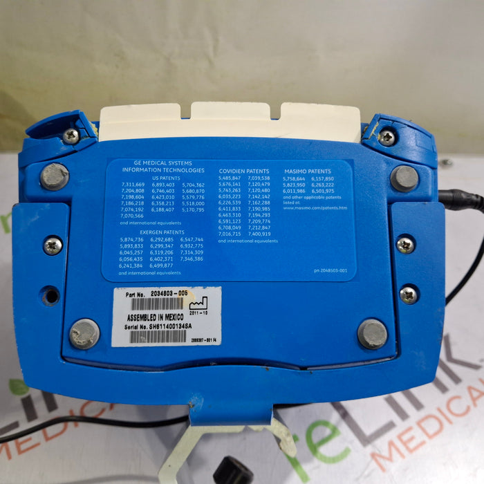 GE Healthcare Dinamap V100 - NIBP, SpO2, Temp Vital Signs Monitor