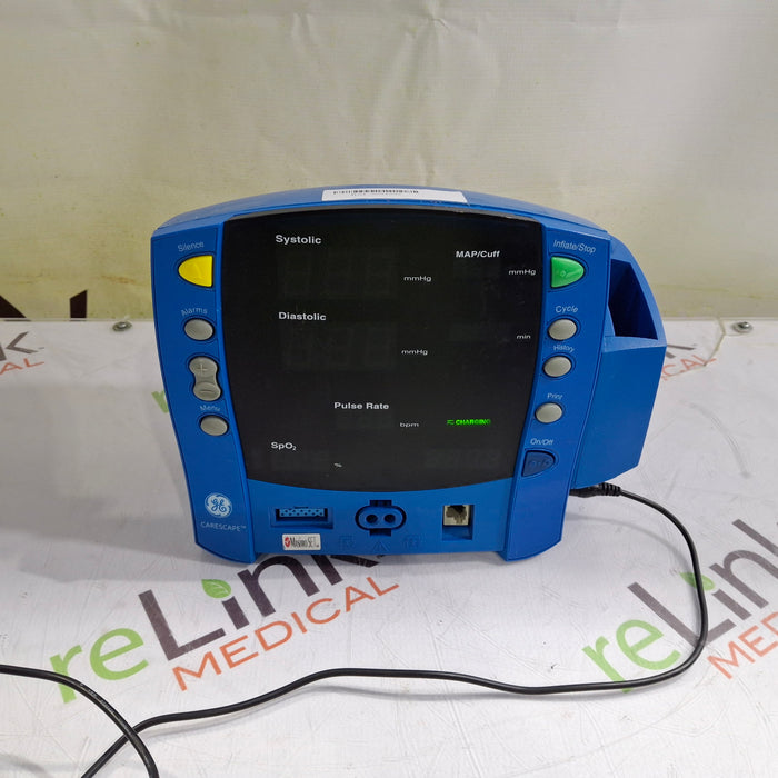 GE Healthcare Dinamap V100 - NIBP, SpO2, Temp Vital Signs Monitor