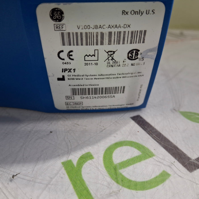 GE Healthcare Dinamap V100 - NIBP, SpO2, Temp Vital Signs Monitor