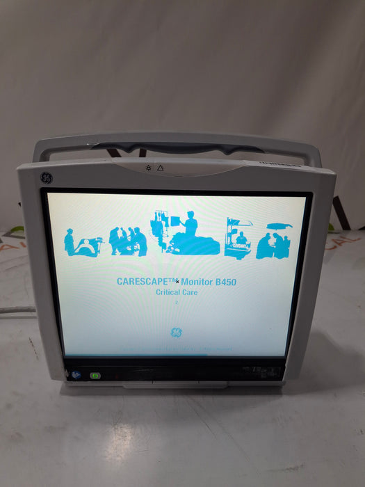 GE Healthcare Carescape B450 Critical Care Patient Monitor