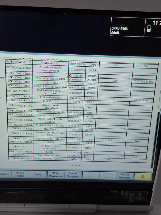 GE Healthcare Carescape B450 Critical Care Patient Monitor