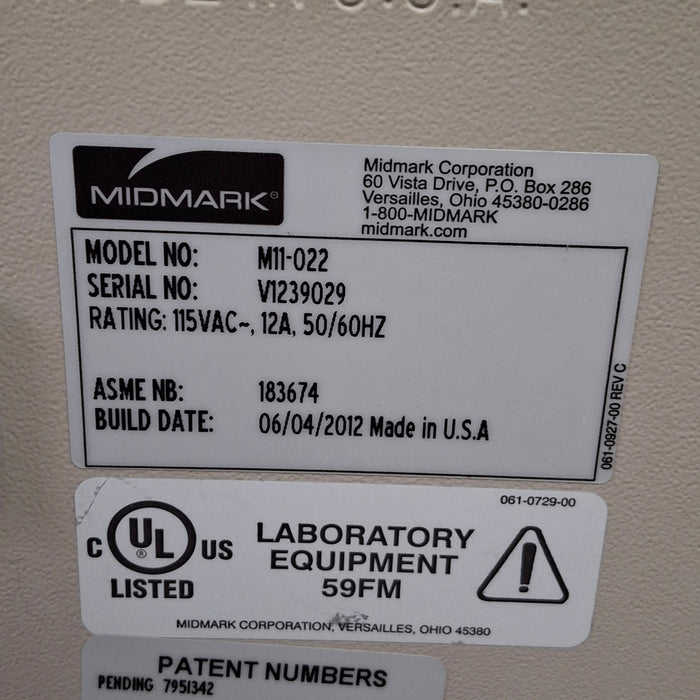 Midmark M11-022 UltraClave Autoclave Sterilizer