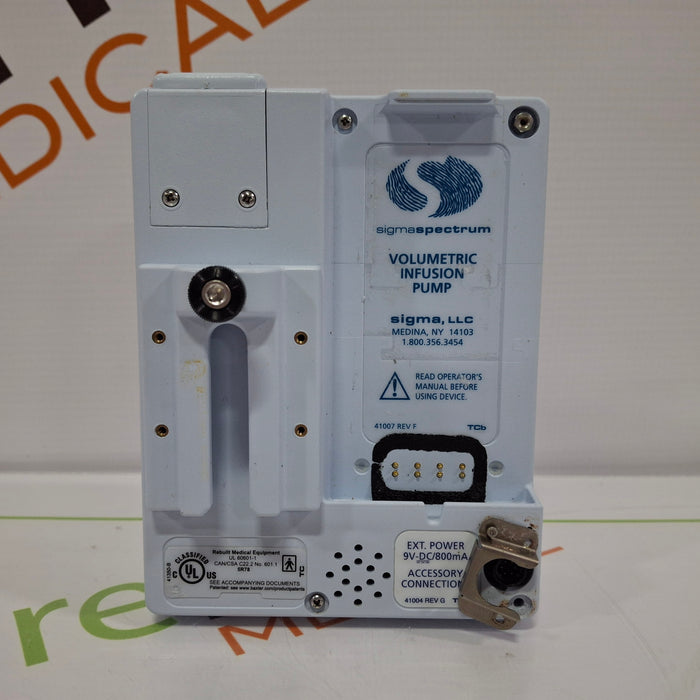 Baxter Baxter Sigma Spectrum 6.02.07 without Battery Infusion Pump Infusion Pump reLink Online