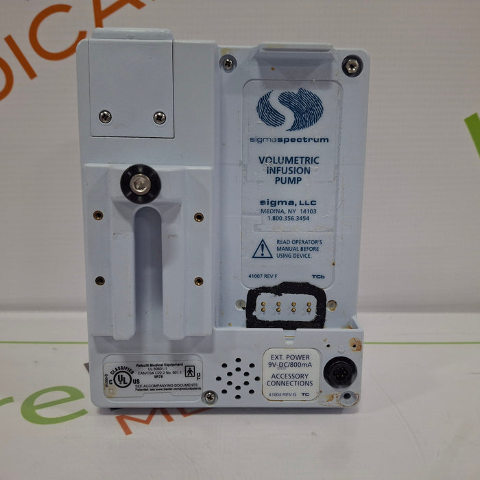 Baxter Sigma Spectrum w/Non Wireless or No Battery Infusion Pump