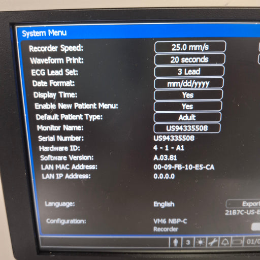 Philips Philips SureSigns VM6 Vital Signs Monitor Patient Monitors reLink Online