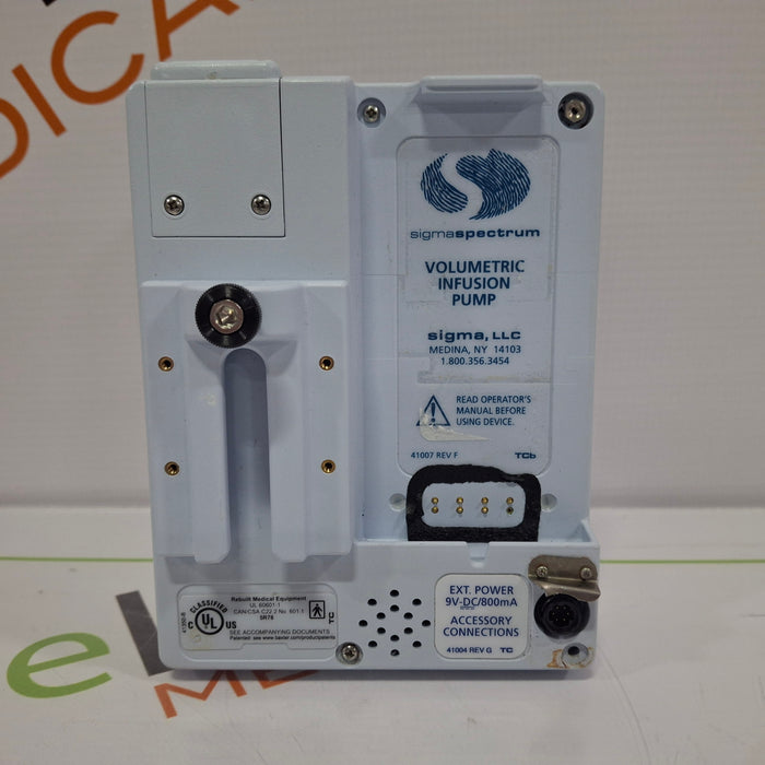 Baxter Sigma Spectrum 6.02.08 without Battery Infusion Pump