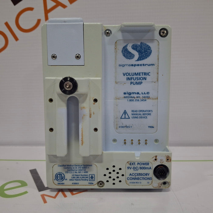 Baxter Baxter Sigma Spectrum 6.02.07 without Battery Infusion Pump Infusion Pump reLink Online