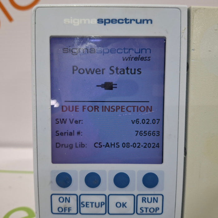 Baxter Sigma Spectrum 6.02.07 without Battery Infusion Pump
