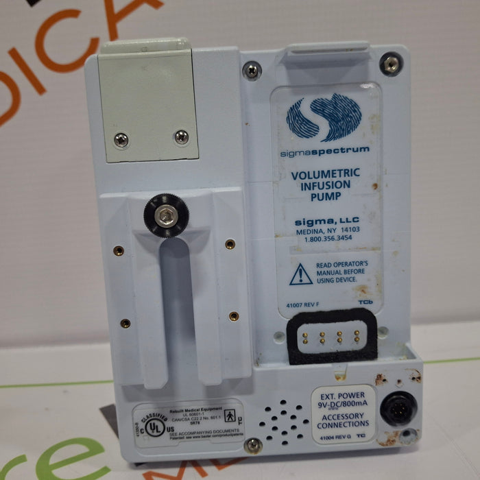 Baxter Sigma Spectrum 6.02.07 without Battery Infusion Pump