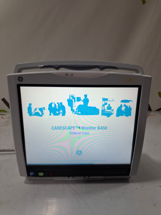 GE Healthcare Carescape B450 Critical Care Patient Monitor