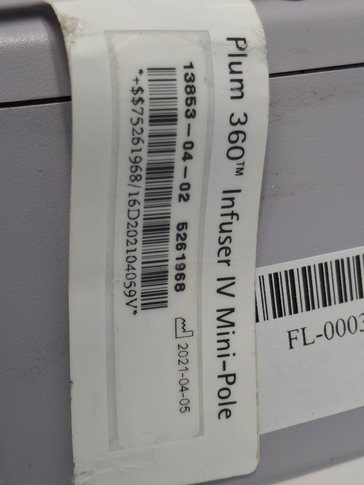 Hospira Hospira / ICU Medical Plum 360 Infusion Pump Infusion Pump reLink Online