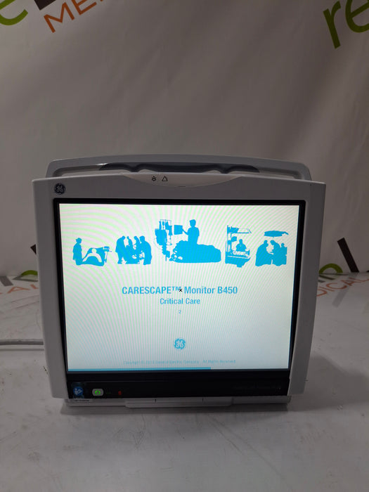 GE Healthcare Carescape B450 Critical Care Patient Monitor