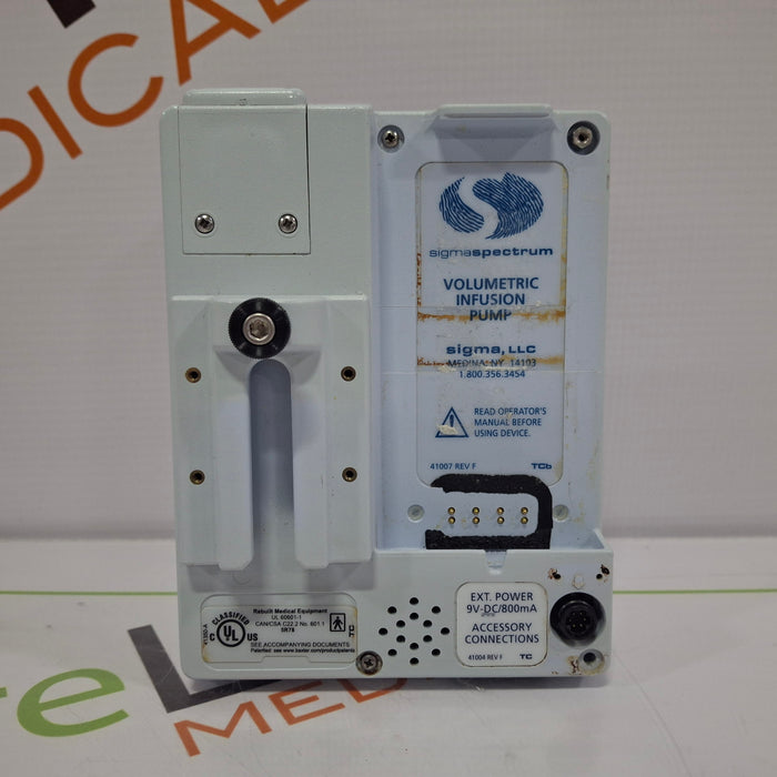 Baxter Sigma Spectrum 6.02.07 without Battery Infusion Pump