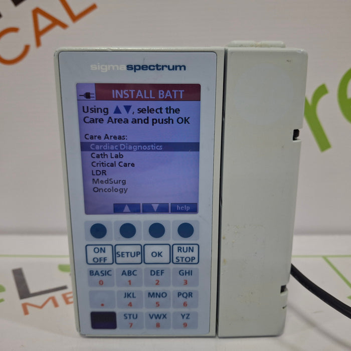 Baxter Sigma Spectrum 6.02.07 without Battery Infusion Pump