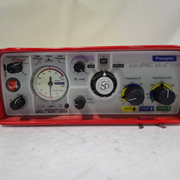 Smiths Medical Pneupac ParaPAC Plus 310 Ventilator