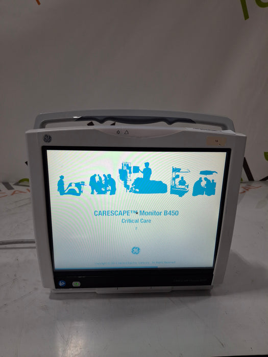 GE Healthcare Carescape B450 Critical Care Patient Monitor