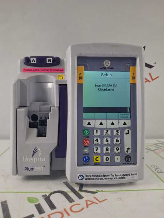Hospira Hospira / ICU Medical Plum 360 Infusion Pump Infusion Pump reLink Online