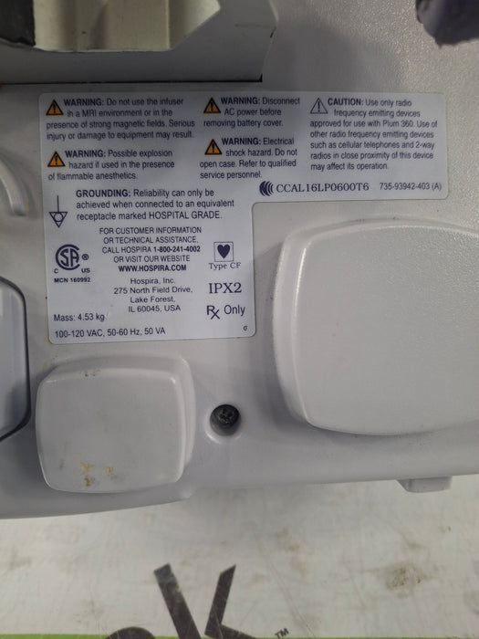 Hospira / ICU Medical Plum 360 Infusion Pump