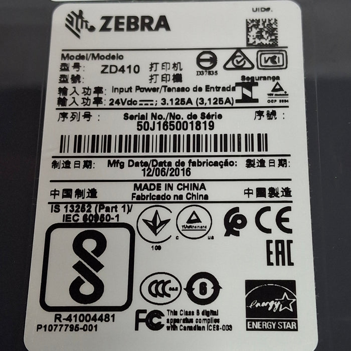 Zebra Zebra ZD410 Printer Computers Tablets & Networking reLink Online