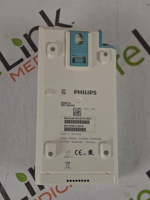 Philips M3001A-A01 Fast SpO2, NIBP, ECG MMS Module