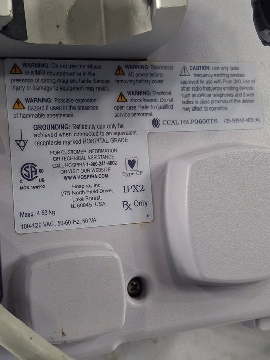 Hospira / ICU Medical Plum 360 Infusion Pump