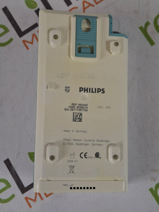 Philips M3001A-A02 OxiMax SpO2, NIBP, ECG MMS Module