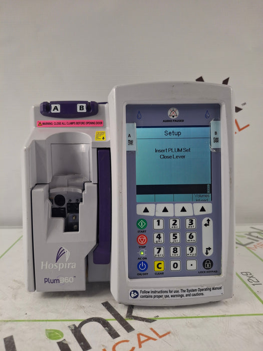 Hospira Hospira / ICU Medical Plum 360 Infusion Pump Infusion Pump reLink Online