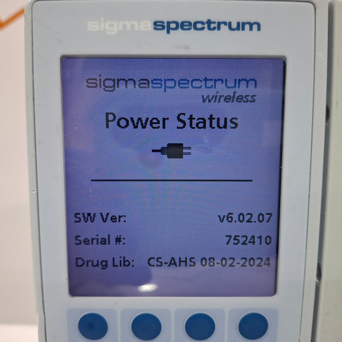 Baxter Sigma Spectrum 6.02.07 without Battery Infusion Pump