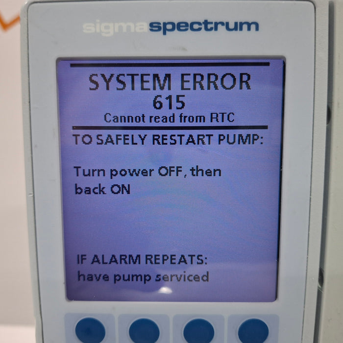 Baxter Sigma Spectrum 6.02.07 without Battery Infusion Pump