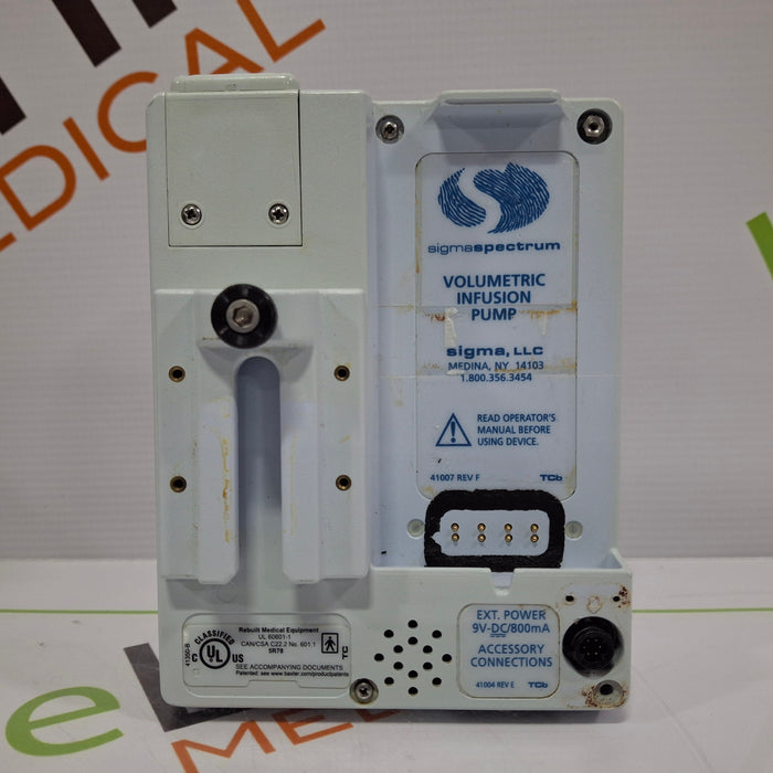Baxter Sigma Spectrum 6.02.07 without Battery Infusion Pump