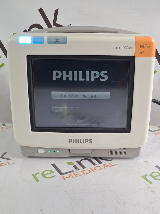 Philips IntelliVue MP5 SpO2, ECG, NIBP, IBP, Temp, CO2 Patient Monitor