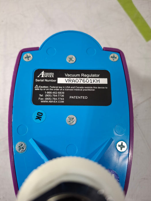 Amvex Vacuum Regulator