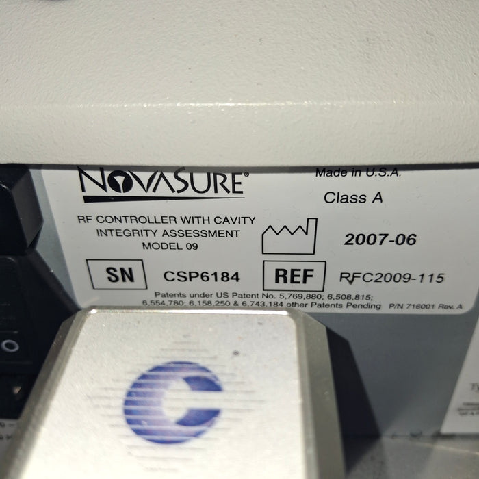 Hologic, Inc. NovaSure RFC2009-115 RF Controller