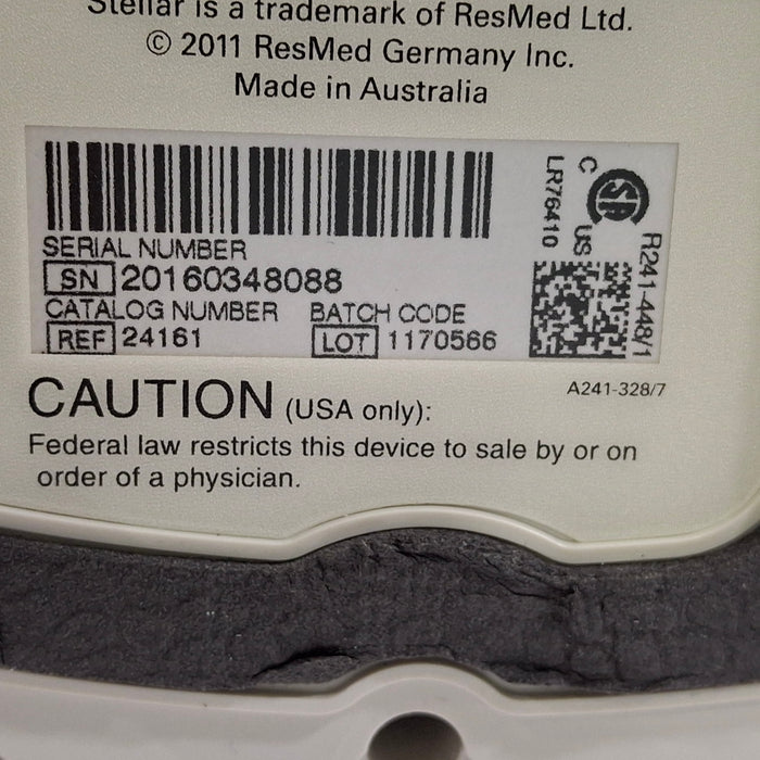 ResMed ResMed Stellar 150 Noninvasive Ventilator Respiratory reLink Online