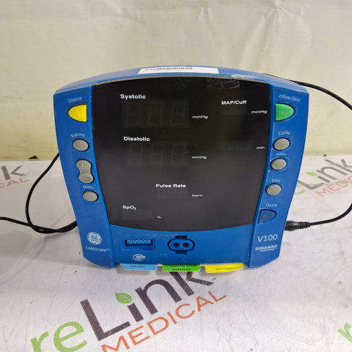 GE Healthcare GE Healthcare Dinamap V100 - NIBP, SpO2 Vital Signs Monitor Patient Monitors reLink Online