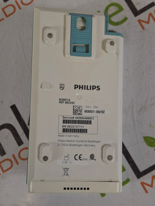 Philips M3001A-C06 Fast SpO2, NIBP, ECG, Temp, IBP MMS Module