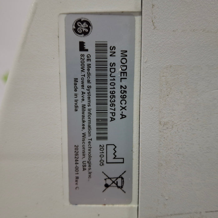 GE Healthcare Corometrics 250cx Series Model 259cx Fetal Monitor
