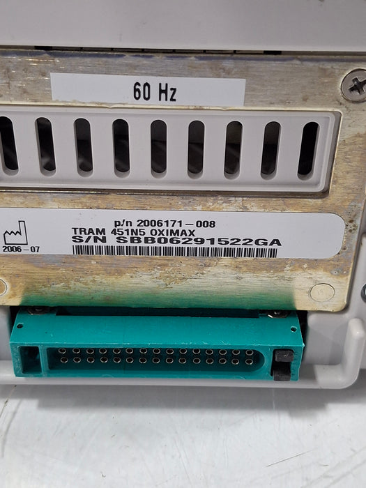 GE Healthcare TRAM 451N Multiparameter Module - Nellcor SpO2