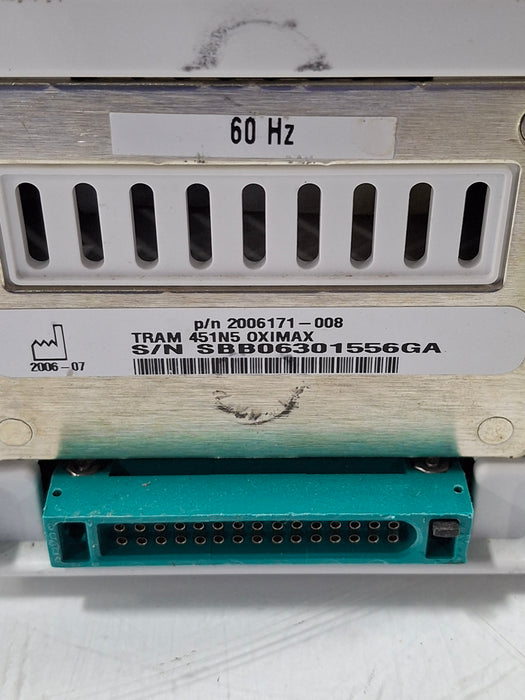GE Healthcare TRAM 451N Multiparameter Module - Nellcor SpO2
