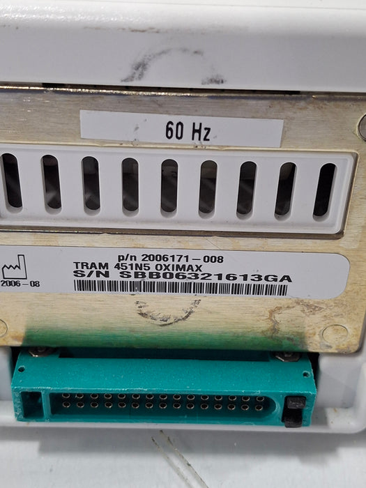 GE Healthcare TRAM 451N Multiparameter Module - Nellcor SpO2
