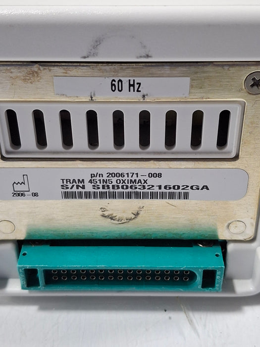 GE Healthcare TRAM 451N Multiparameter Module - Nellcor SpO2