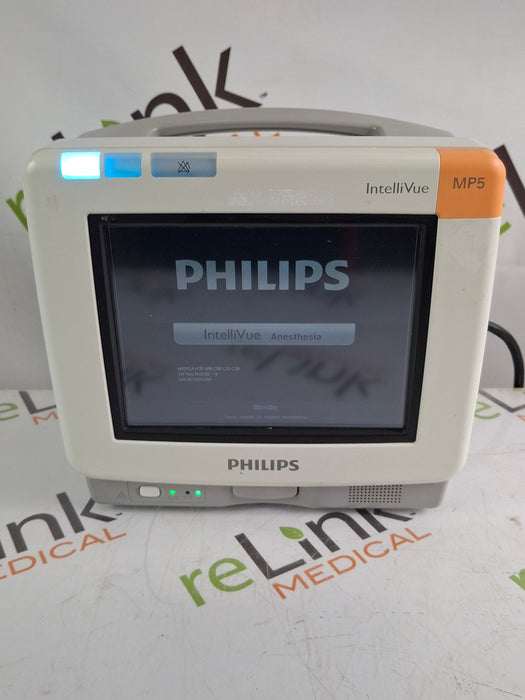Philips IntelliVue MP5 SpO2, ECG, NIBP, IBP, Temp, CO2 Patient Monitor