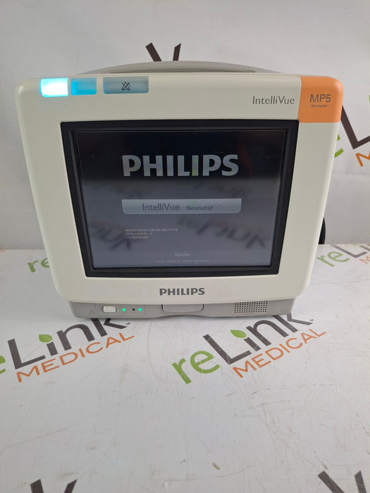 Philips IntelliVue MP5 SpO2, ECG, NIBP, IBP, Temp, CO2 Patient Monitor