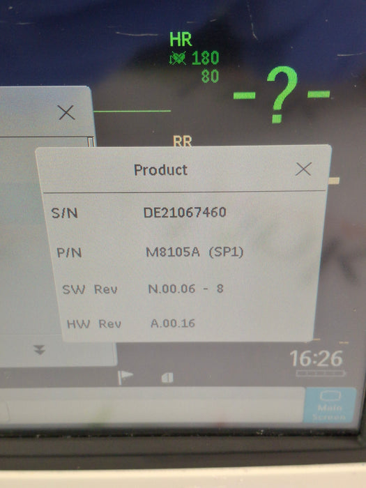 Philips IntelliVue MP5 SpO2, ECG, NIBP, IBP, Temp, CO2 Patient Monitor