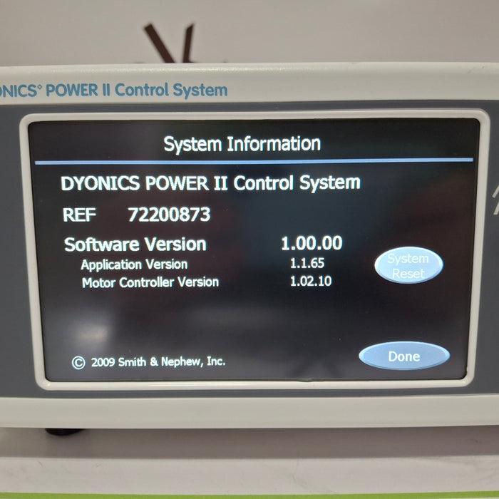 Smith & Nephew Dyonics Power II Shaver Control Unit