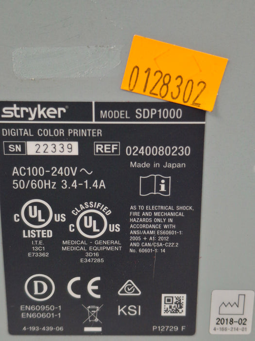 Stryker SDP1000 Digital Color Printer