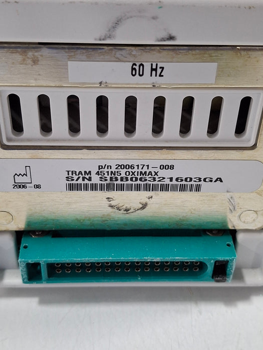 GE Healthcare TRAM 451N Multiparameter Module - Nellcor SpO2