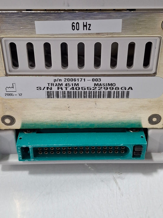 GE Healthcare TRAM 451M Multiparameter Module - Masimo SpO2