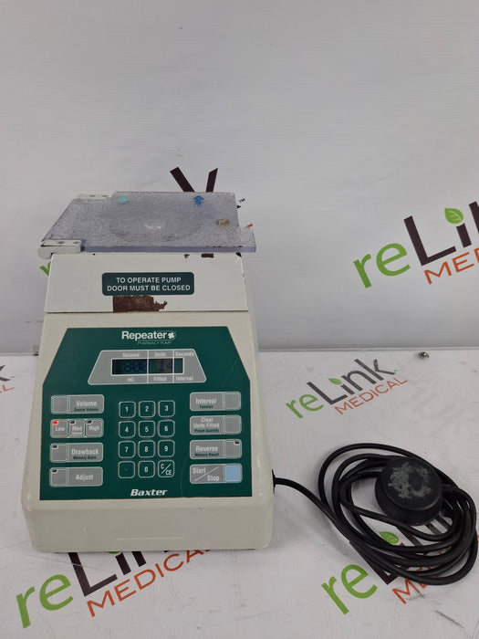 Baxa Corporation Repeater Pump Peristaltic Fluid Transfer