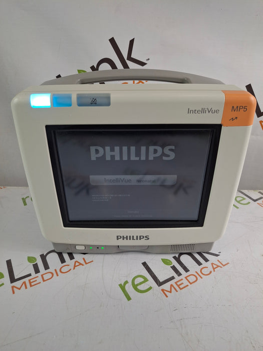 Philips IntelliVue MP5 SpO2, ECG, NIBP, IBP, Temp, CO2 Patient Monitor